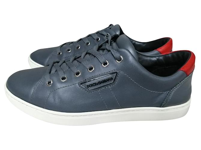 Dolce & Gabbana Sneakers Blue Leather  ref.894244