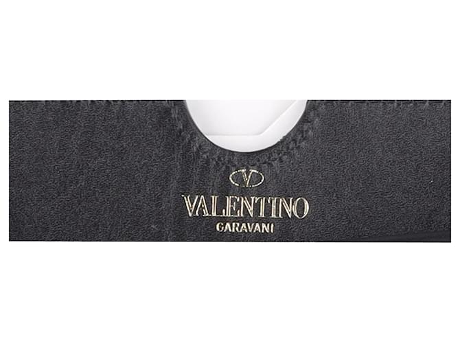 Valentino Garavani Valentino Rockstud iPad-Hülle aus schwarzem Leder  ref.894251