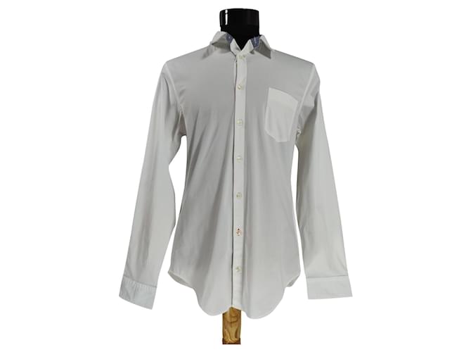 Hugo Boss Camicie Bianco Cotone  ref.894393