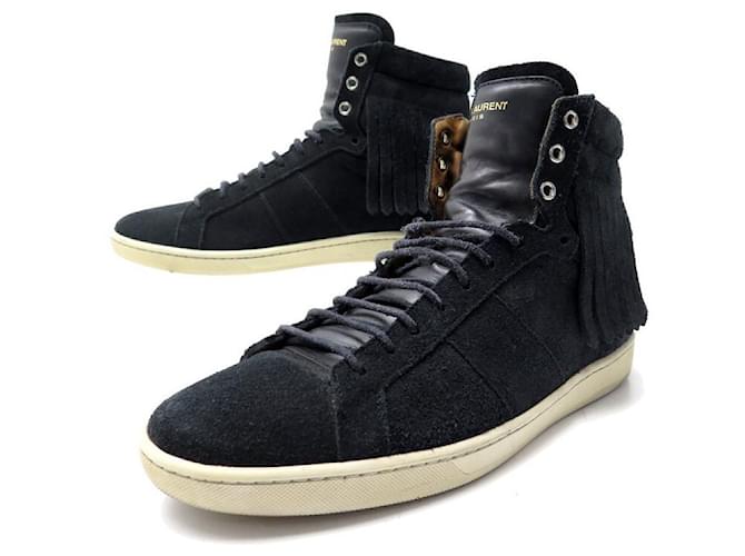 Men's Saint Laurent Black Leather Sneakers 11 44 for Sale in Lakewood, CA -  OfferUp