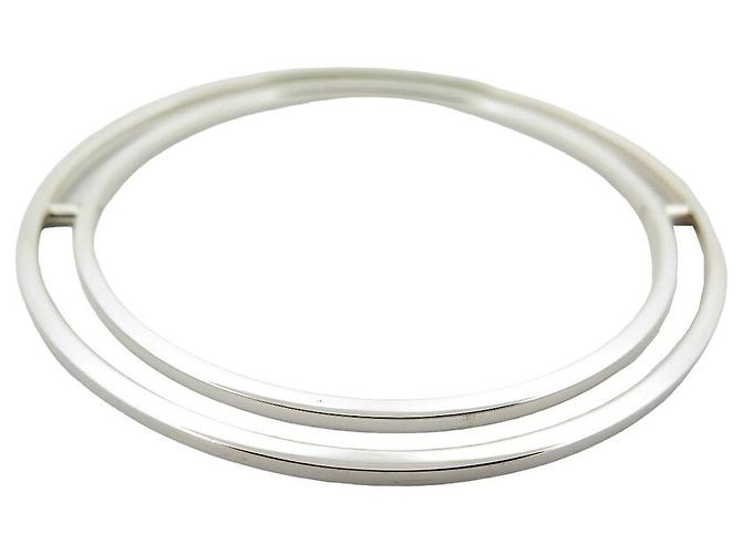 PULSEIRA ARTICULADA ELIPSE forrada CHRISTOFLE EM PRATA 925 16 Silver Strap