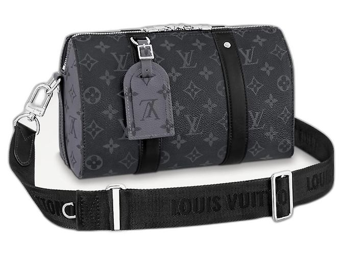 Abbesses Louis Vuitton Eclipse de la ciudad LV Keepall Gris