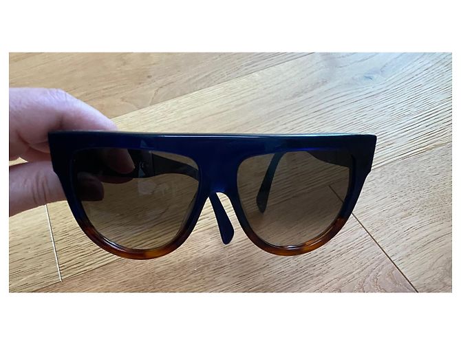 Céline oversized sunglasses Navy blue