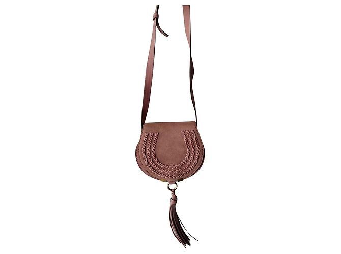 Marcie Bolsa Chloé rosa em pele de cervo