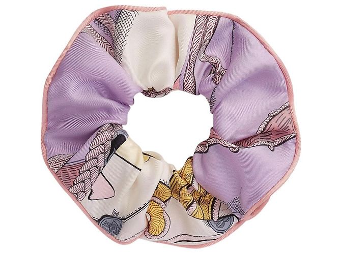 Hermès Scrunchie Claudia Multicolore Seta