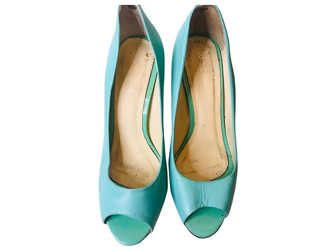 Autre Marque Open toe pumps CosmoParis Turquoise