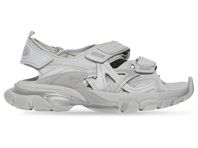 Balenciaga Track Sandal Clear Sole Gray (Women's) Grigio Pelle  ref.894739
