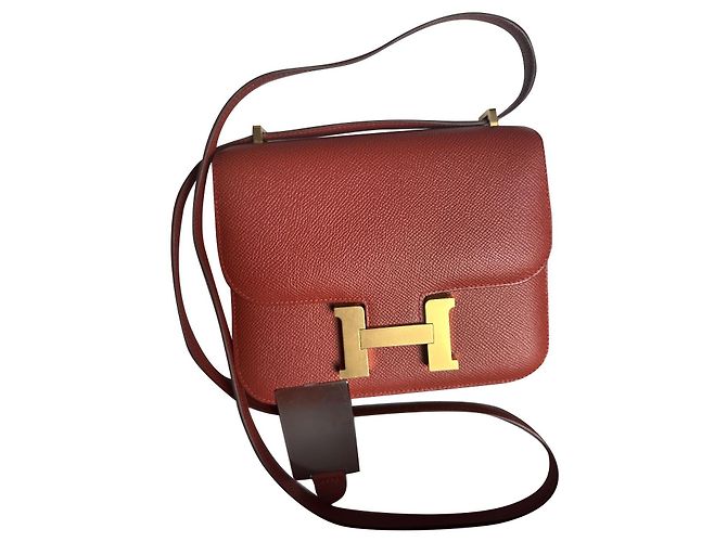 Constance Hermès Nueva Constanza 18 Con espejo Burdeos 