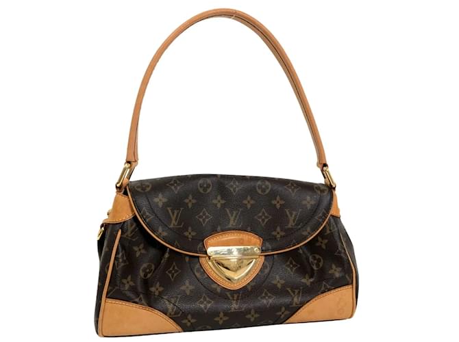 Louis Vuitton Monogram Beverly MM M40121 Brown Cloth  ref.895545