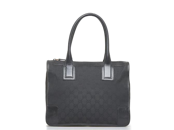 Gucci GG Canvas Handbag Canvas Handbag 000 0855 in Good condition Black Cloth  ref.895565