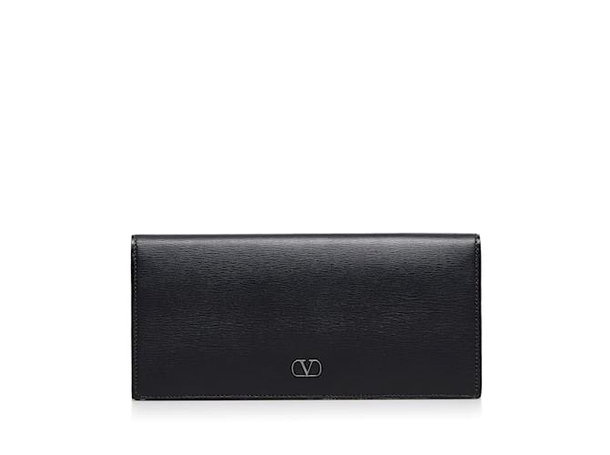 & Other Stories Leather Long Wallet Black  ref.895846