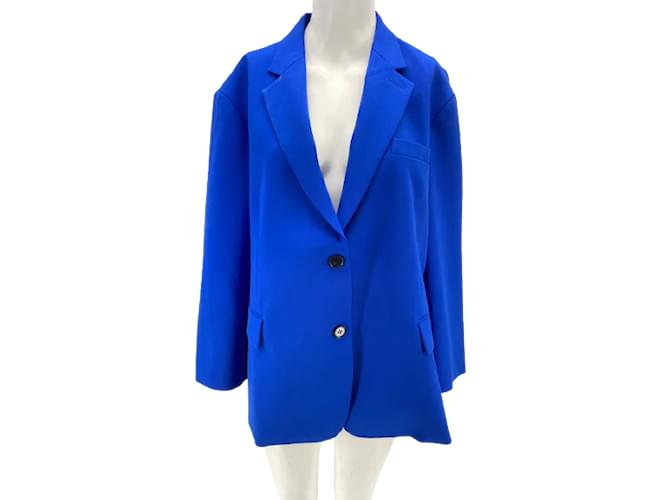 Autre Marque THE FRANKIE SHOP  Jackets T.International XS Polyester Blue  ref.895873
