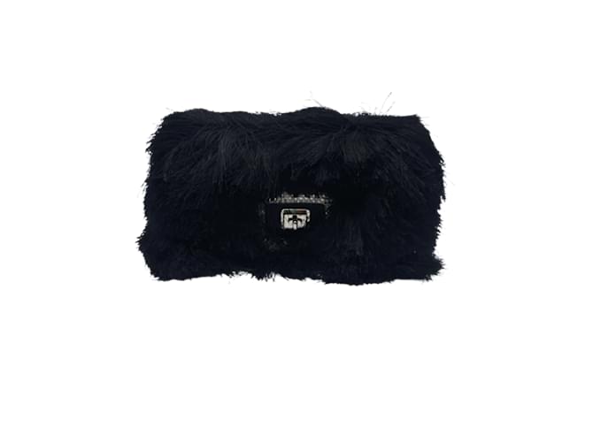 ROGER VIVIER  Handbags T.  Faux fur Black  ref.895880