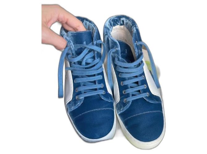 Sneakers alte Chanel Turchese