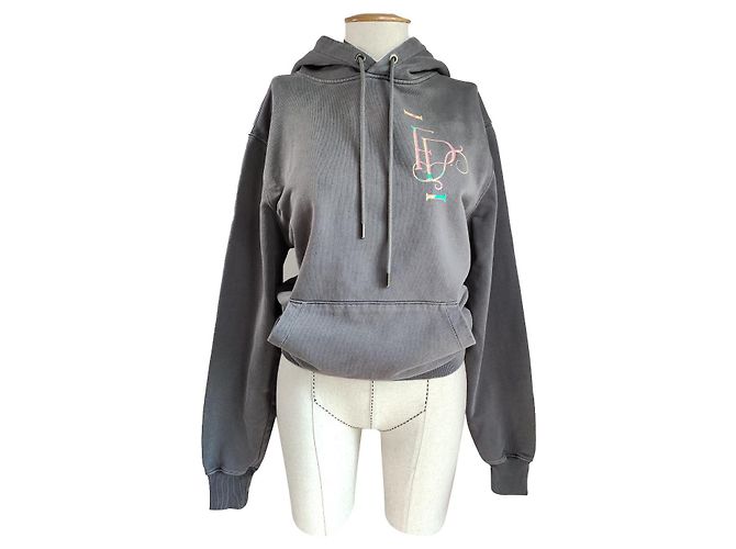 Autre Marque Blumen Sweatshirt aus Bio-Baumwolle XS Mehrfarben