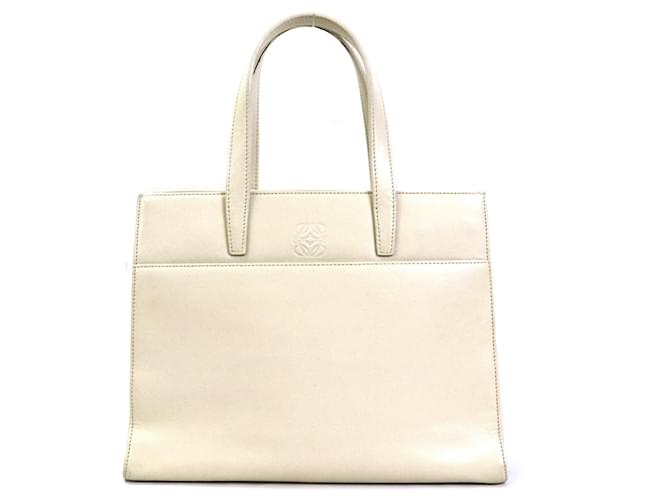 Loewe White Leather  ref.896057