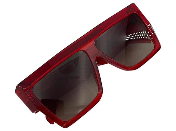Céline Celine sunglasses Red Plastic  ref.896115