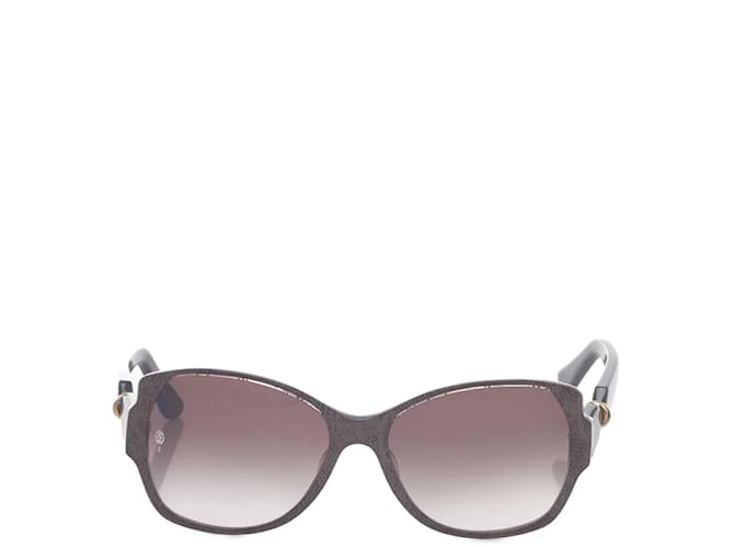 Cartier Gafas de sol tintadas de gran tamaño Púrpura Plástico  ref.896496