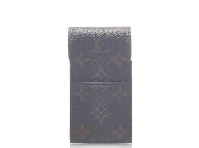 Louis Vuitton Monogram Cigarette Case M63024 Blue Cloth ref.896512 - Joli  Closet