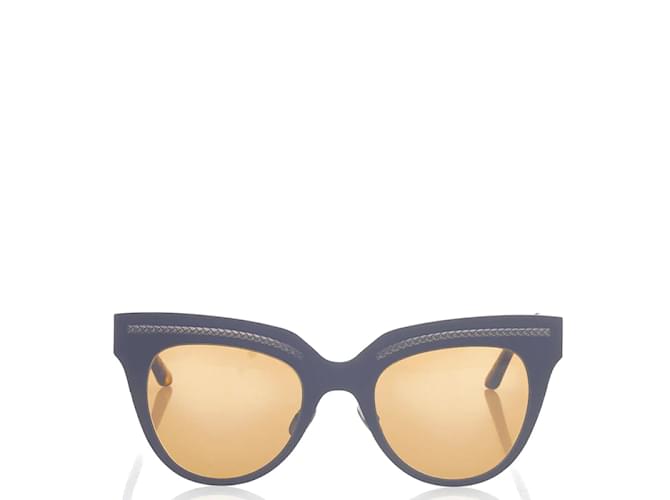 Bottega Veneta Tinted Cat Eye Sunglasses BV0029S Brown Plastic  ref.896518