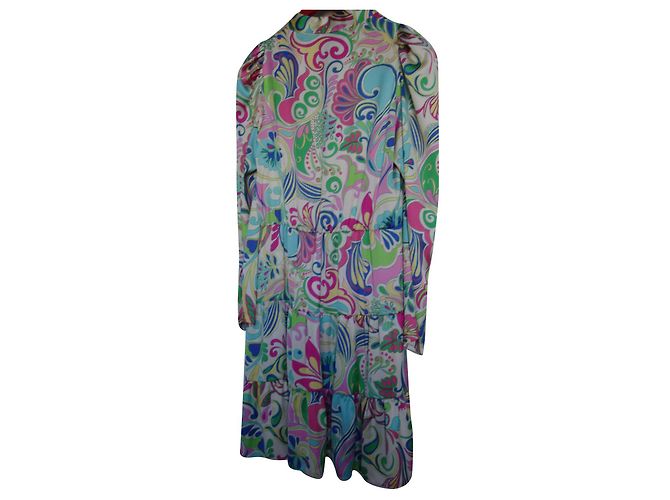 Scarlett Roos Blumenkleid mehrfarbig aus Polyester Mehrfarben