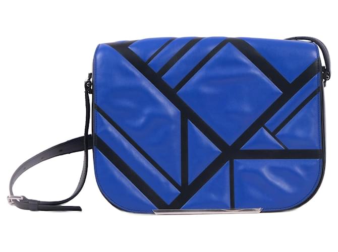 LANCEL  Handbags T.  Leather Blue  ref.896679