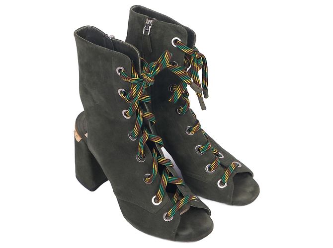 PRADA  Boots EU 37 Suede Green