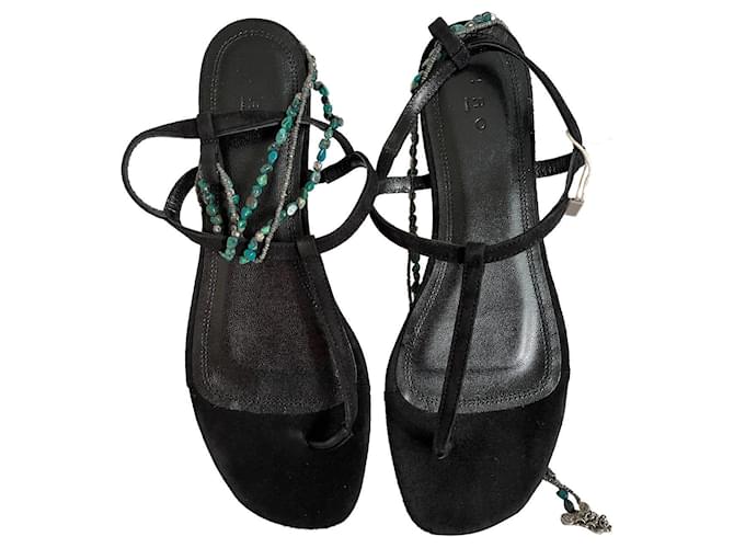 IRO flat sandals Black Leather  ref.896717