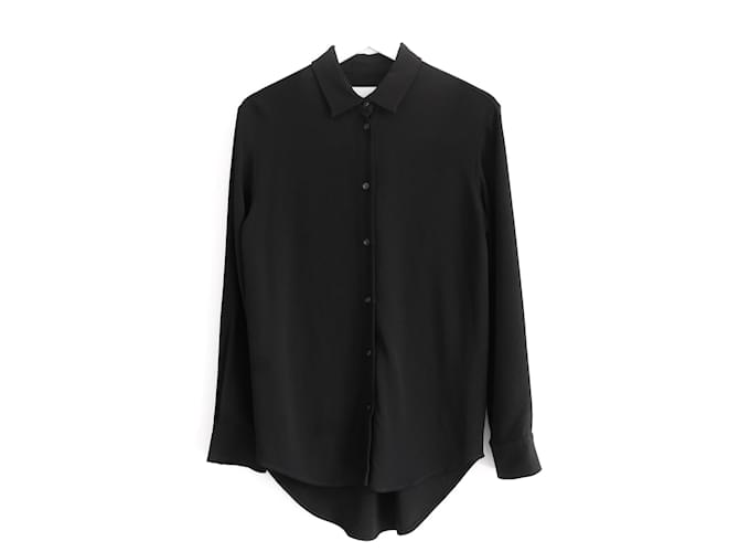 Autre Marque Asceno London Recycled Viscose Shirt Black  ref.896720