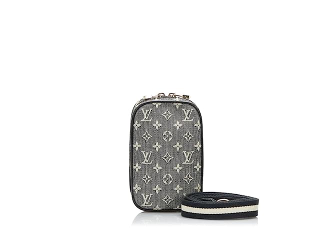 Louis Vuitton Monogram Mini Lin Camera Bag M92066 Black Cloth ref.896798 -  Joli Closet