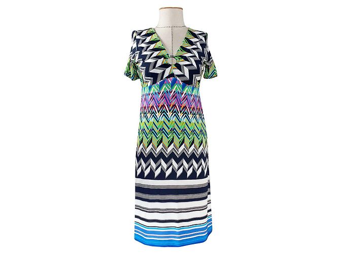 Autre Marque Ana Alcazar Kleid Viscose Elastan Mehrfarben