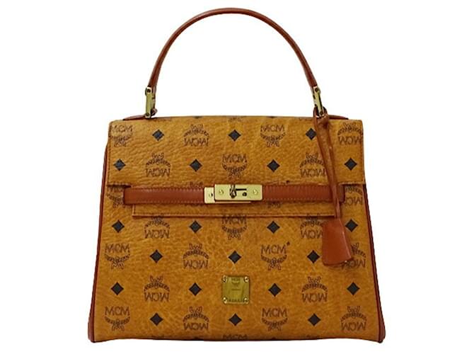 Brown mcm sale