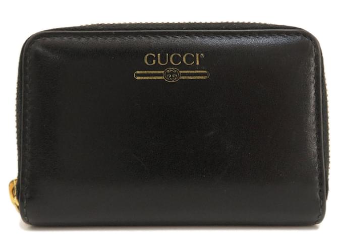 Gucci Negro Cuero  ref.897069