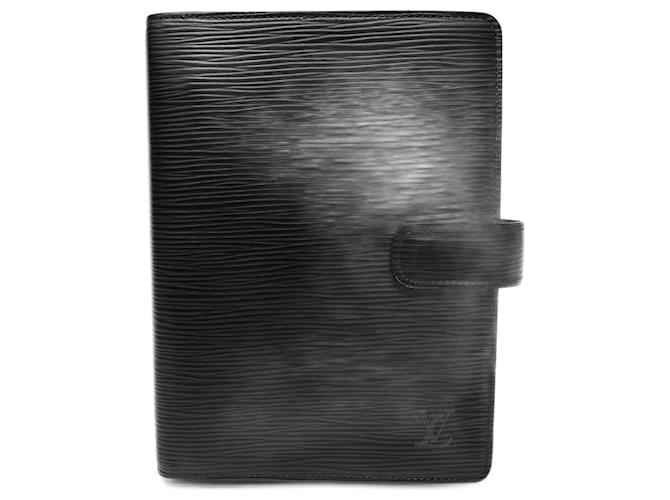 Louis Vuitton Couverture agenda de bureau Black Leather ref.897122 - Joli  Closet