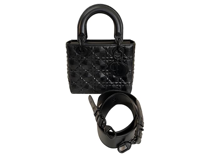 My Lady Dior Black Leather  ref.897854