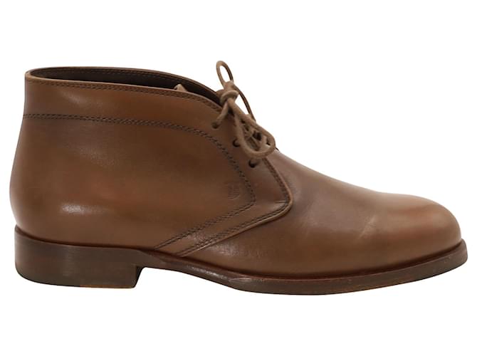 Tod's Desert Boots in Brown Leather  ref.897981