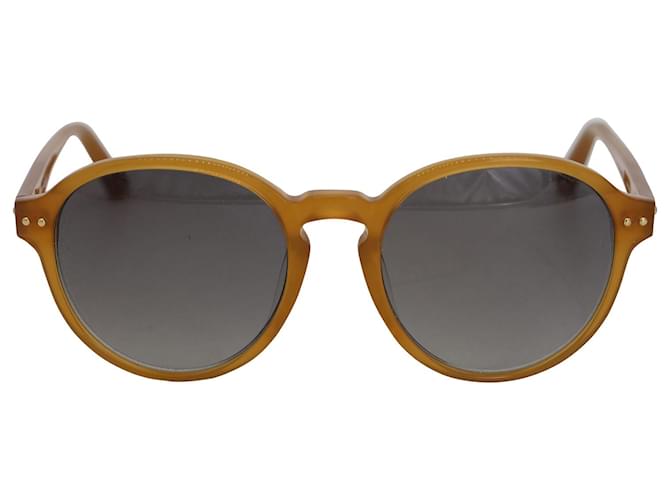 Óculos de Sol Linda Farrow Luxe em Acetato Marrom Fibra de celulose  ref.898004
