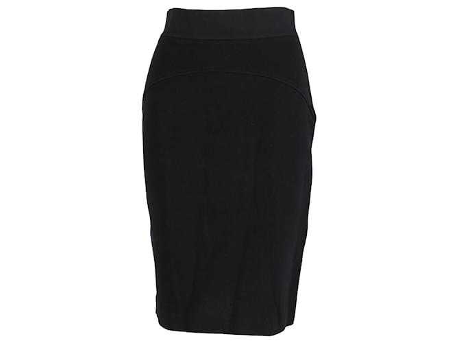 Diane Von Furstenberg Fitted Skirt in Black Cotton  ref.898010