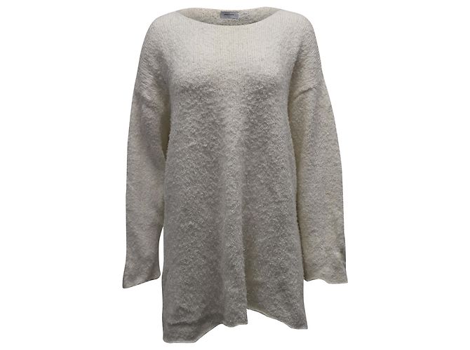 Übergroßer Pullover von Marques Almeida aus cremefarbenem Leinen