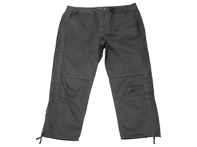 Kurz geschnittene Hose von Isabel Marant aus schwarzem Baumwolldenim Baumwolle  ref.898062