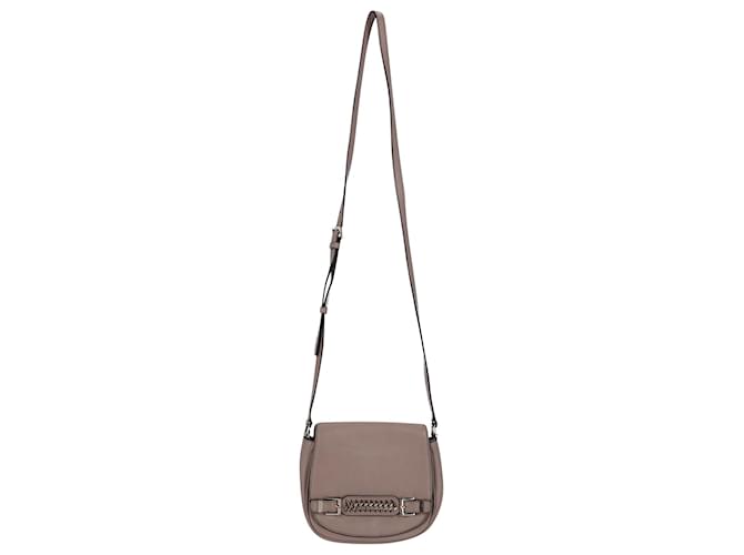 Diane Von Furstenberg Crossbody Bag in Beige Leather  ref.898344