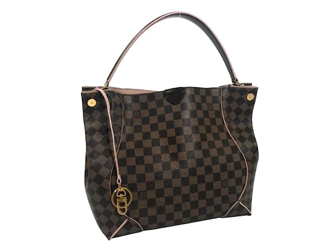 LOUIS VUITTON Damier Sologne Shoulder Bag Ebene N48079