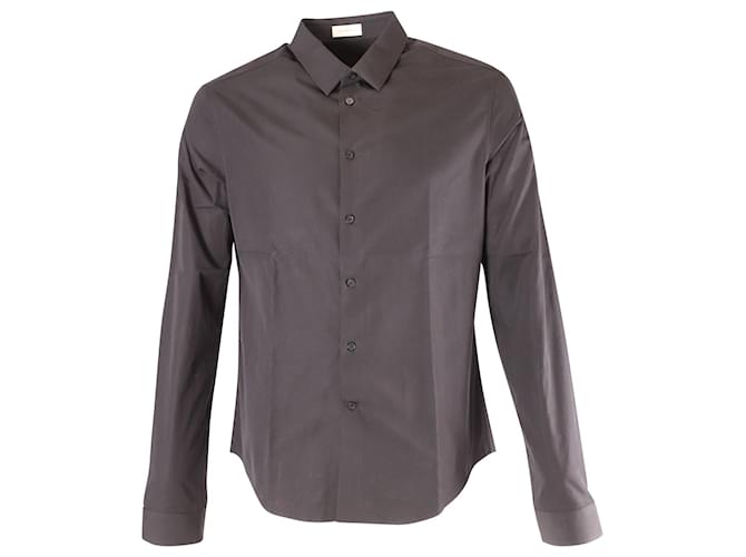 Camisa de manga comprida Balenciaga em algodão preto  ref.898409