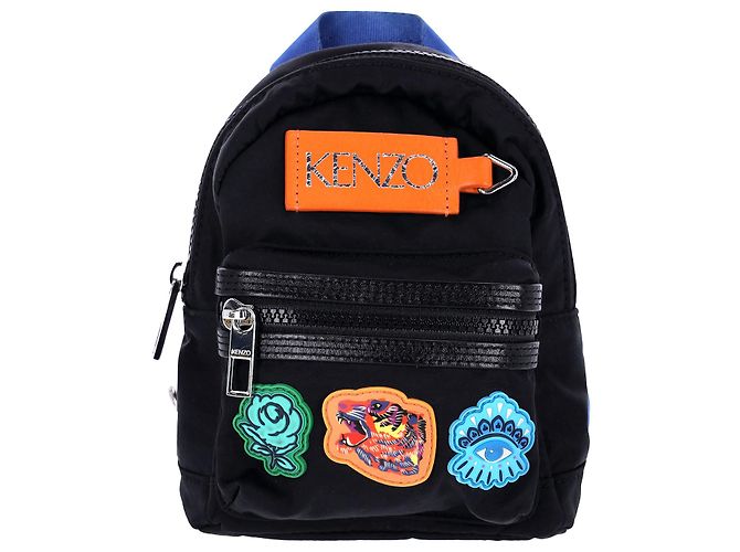 Kenzo Go upperrs Mini Backpack in Black Nylon