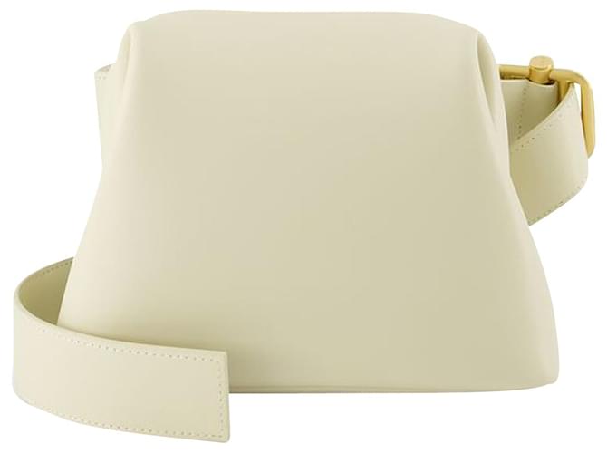 Autre Marque Mini Brot Hobo Bag - Osoi - Leather - Cream Beige Pony-style calfskin  ref.898556