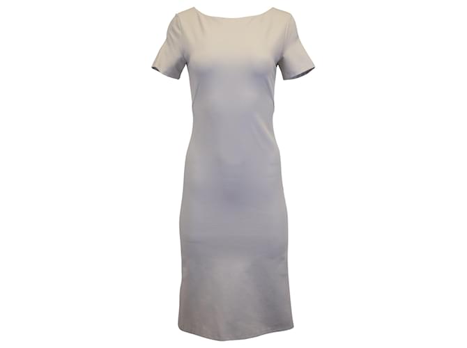 Max Mara Bodycon Dress in Grey Viscose Cellulose fibre  ref.898609