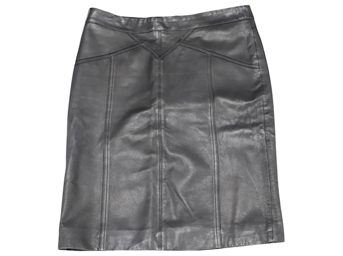 Marc Jacobs Pencil Skirt in Black Leather  ref.898638