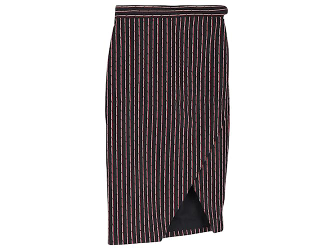 Altuzarra Altuzzara Striped Pencil Skirt in Multicolor Cotton Multiple colors  ref.898671