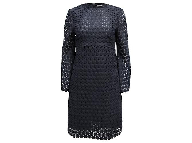 Zimmermann Havoc Thistle Mini Dress in Navy Blue Polyester Guipure Lace   ref.898688