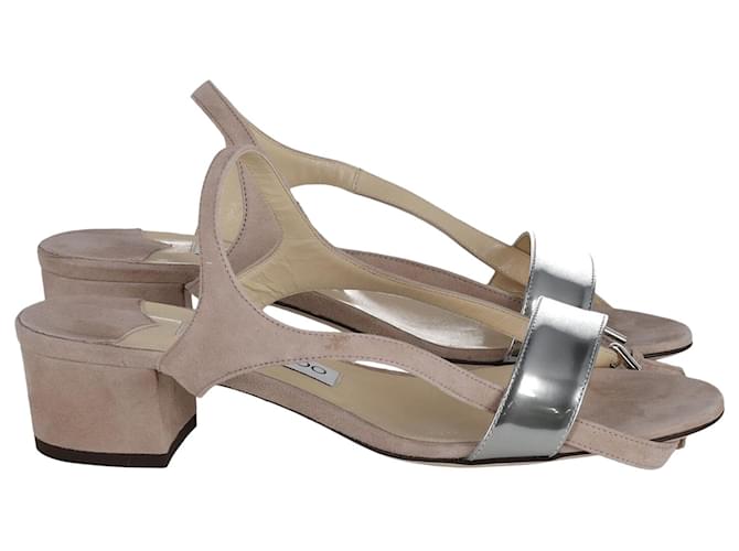 Jimmy Choo Aveline 100 bow-trimmed sandals | MILANSTYLE.COM